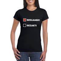 Shoppartners Geslaagd/ gezakt t-shirt zwart dames Zwart