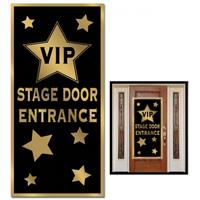 VIP ingang deur banner 76 x 150 cm Multi