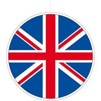 UK/Union Jack hangdecoratie 28 cm Multi