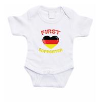 Shoppartners First Duitsland supporter rompertje baby Wit
