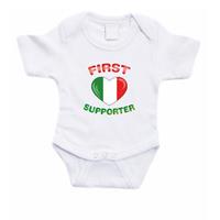 Shoppartners First Italie supporter rompertje baby Wit