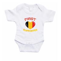Shoppartners First Belgie supporter rompertje baby Wit