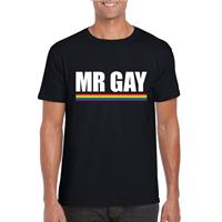 Shoppartners LGBT shirt zwart Mister Gay heren Zwart