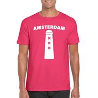Shoppartners Gay Pride Amsterdammertje shirt roze heren Roze