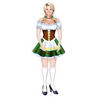 Fraulein Oktoberfest wanddecoratie Multi