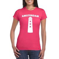Shoppartners Gay Pride Amsterdammertje shirt roze dames Roze
