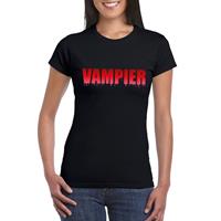 Shoppartners Halloween - Halloween vampier tekst t-shirt zwart dames Zwart