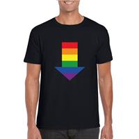 Shoppartners Gay shirt pijl bottom zwart heren Zwart