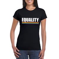 Shoppartners LGBT shirt zwart Equality dames Zwart