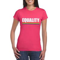 Shoppartners LGBT shirt roze Equality dames Roze