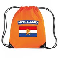 Shoppartners Oranje Holland vlag rugzak Oranje