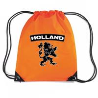 Shoppartners Oranje Holland zwarte leeuw rugzak Oranje