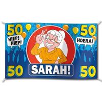 Gevelvlag verjaardag Sarah 100 x 150 cm Multi