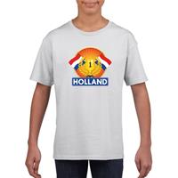Shoppartners Wit Holland supporter kampioen shirt kinderen (146-152) Wit