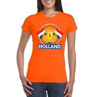 Shoppartners Oranje Holland supporter kampioen shirt dames Oranje