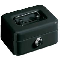 Alco Geldkassette Mini-Box Stahlblech mit Schloss 125x95x60mm schwarz