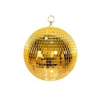 Disco spiegel bal goud 20 cm