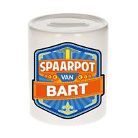 Kinder spaarpot voor Bart - keramiek - naam spaarpotten