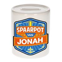 Kinder spaarpot voor Jonah - keramiek - naam spaarpotten