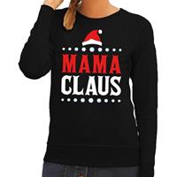 Shoppartners Foute kersttrui mama claus zwart dames Zwart