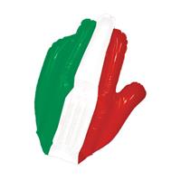 Opblaasbare hand Italie 50 cm Multi