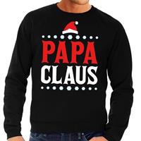 Shoppartners Foute kersttrui zwart Papa Claus voor heren