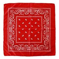 5 stuks voordelige rode boeren zakdoek 53 x 53 cm Rood