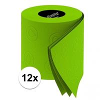 12x groen toiletpapier Groen
