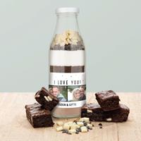 Bakmix in fles - Double chocolate brownies