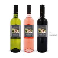 YourSurprise Wijnpakket met etiket - Luc Pirlet - Merlot, Syrah en Sauvignon Blanc