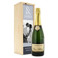 YourSurprise Champagne in bedrukte kist - René Schloesser (750ml)