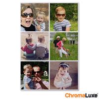 YourSurprise Instagram Collage auf Aluminium - Chromaluxe - Weiß (40x60)