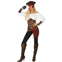 Fiesta carnavales Piraat Agatha verkleed pak/kostuum voor dames