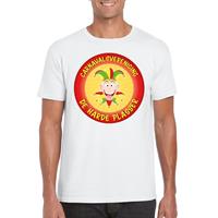 Shoppartners Carnavalsvereniging De Harde Plasser Limburg heren t-shirt wit Wit