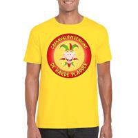 Shoppartners Carnavalsvereniging De Harde Plasser Limburg heren t-shirt geel Geel
