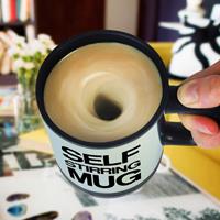 PRE-ORDER Self Stirring Mug - Zelfroerende Mok - Met Eén Druk Op De Knop Alles Geroerd - 350ml - Koffiebeker