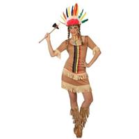 Fiesta carnavales Indianen Manipi verkleed jurkje/kostuum voor dames