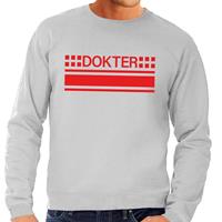 Shoppartners Dokter logo sweater grijs voor heren