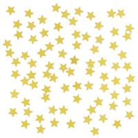 3 x stuks gouden sterren confetti zakjes 15 gram Goudkleurig