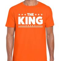 Shoppartners Oranje t-shirt The King heren Oranje