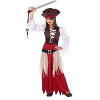 Fiesta carnavales Piraten verkleed kostuum/jurk voor meisjes