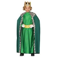 Caspar drie koningen/wijzen kerst verkleed kostuum Groen