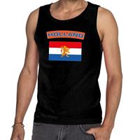 Toppers official merchandise Zwart Nederlandse vlag Holland mouwloos shirt heren Zwart