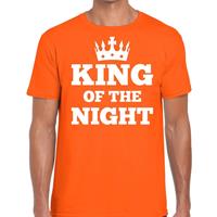 Shoppartners Oranje King of the night t-shirt heren Oranje