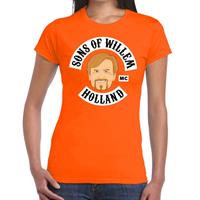 Shoppartners Oranje Sons of Willem t-shirt dames Oranje