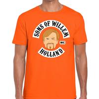 Shoppartners Oranje Sons of Willem t-shirt heren Oranje