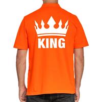 Shoppartners Koningsdag poloshirt King oranje voor heren