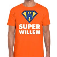 Shoppartners Oranje Super Willem t-shirt voor heren