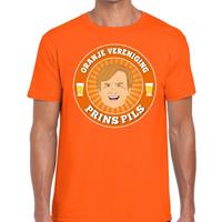 Shoppartners Oranje vereniging Prins Pils t-shirt oranje heren Oranje