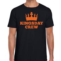 Shoppartners Zwart Kingsday crew t-shirt voor heren